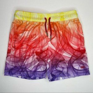 Le Club Colorful Boys Swim Trunks Size Lg NWOT